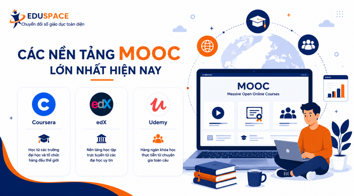 các nền tảng mooc lớn nhất hiện nay