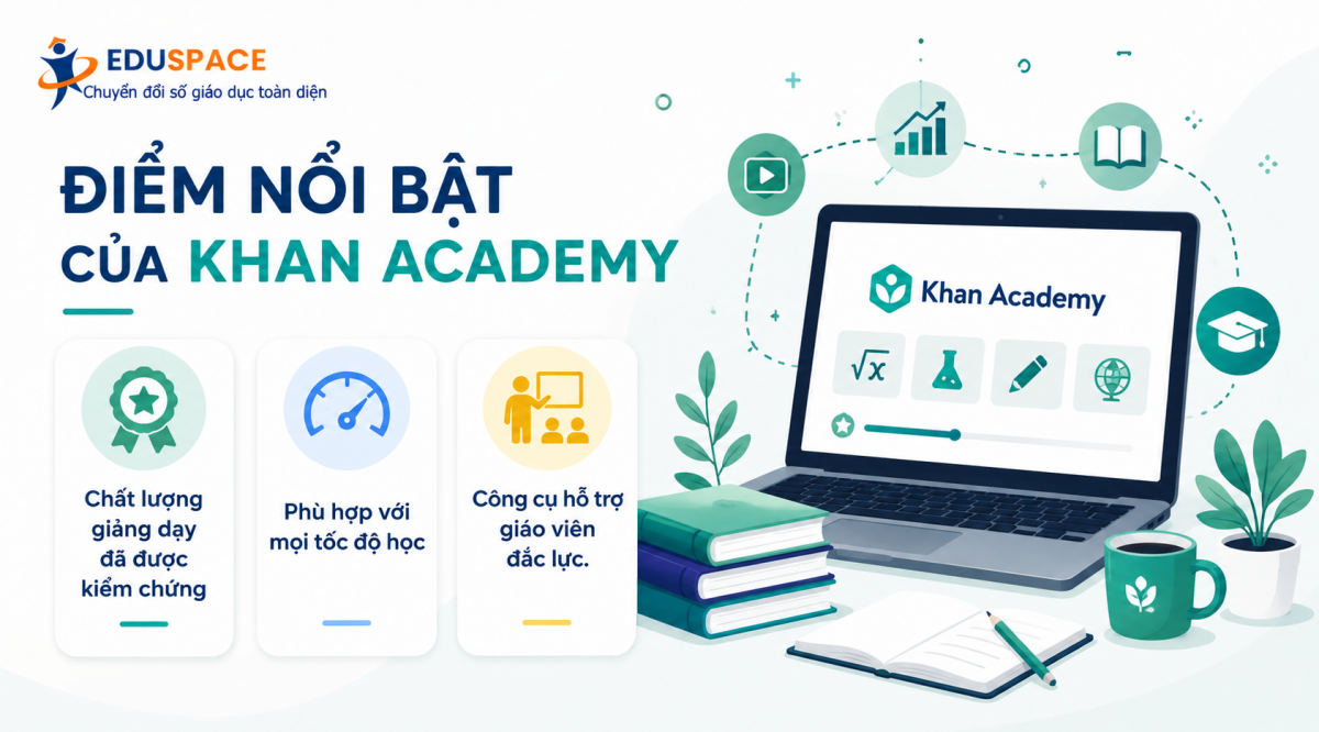 điểm nổi bật của Khan Academy