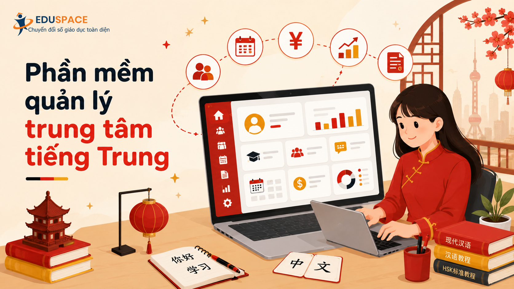 phần mềm quản lý tiếng trung